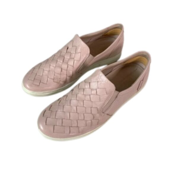 ECCO Soft 7 Woven Slip-On Loafers in Rose Dust SIZE 8 - Picture 11 of 16